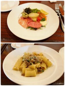 前菜&本日のパスタ!